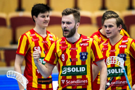 Helsingborgs Daniel Johansson jublar
