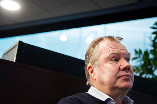 Svenska Fotbollförbundets ordförande Karl-Erik Nilsson