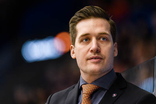Växjös tränare Sam Hallam