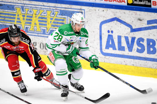 Luleås Jacob Lagacé och Rögles Cade Fairchild