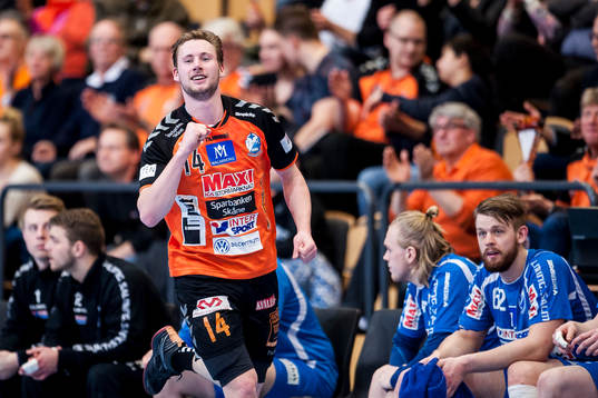 Kristianstads Viktor Hallén jublar