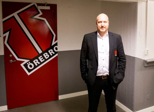 Porträtt på Örebro Hockeys sportchef Niklas Johansson