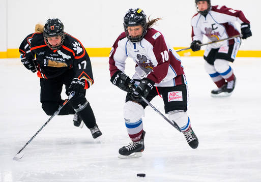 Göteborgs Lovisa Sjöberg och Haninges Evelina Samuelsson