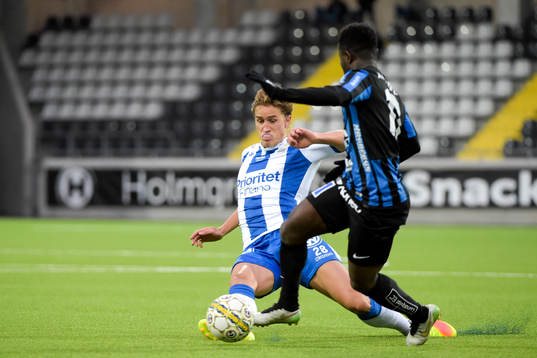 IFK Göteborgs Thomas Rogne och Sirius Kingsley Kofi Sarfo