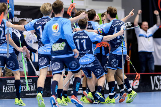 Warbergs spelare jublar
