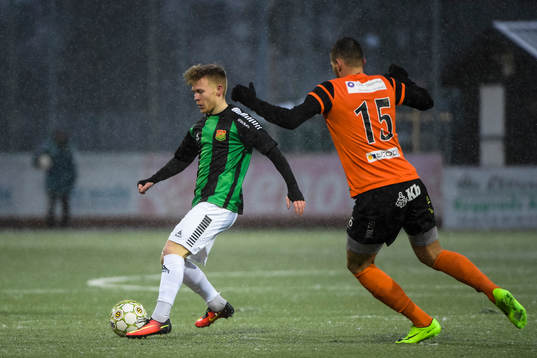 GAIS Andreas Petersson och Kristianstads Albert Ejupi