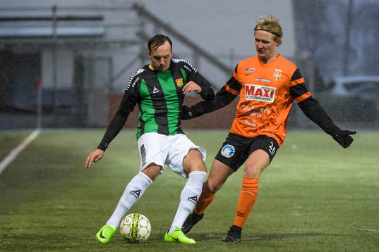 GAIS Sebastian Möller och Kristianstads André Kamp