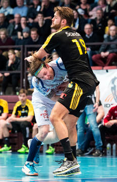Redbergslids Tobias Johansson och Sävehofs Niclas Fingren
