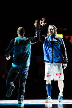 Redbergslids målvakt Tony Heeringson och Tobias Johansson