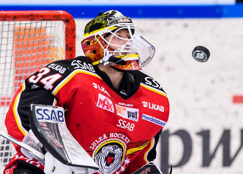 Luleås målvakt Joel Lassinatti