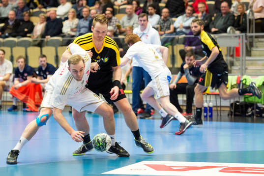 Ricohs David Florander och Sävehofs Atli Ingolfsson