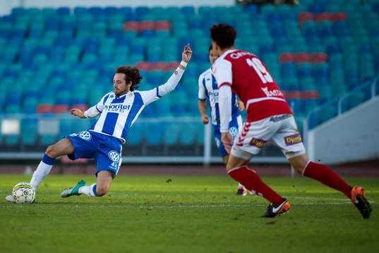 IFK Göteborgs Mikkel Diskerud och Kalmars Melker Hallberg
