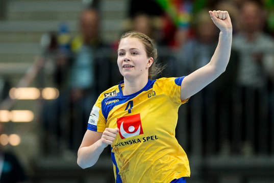 Sveriges Olivia Mellegård jublar