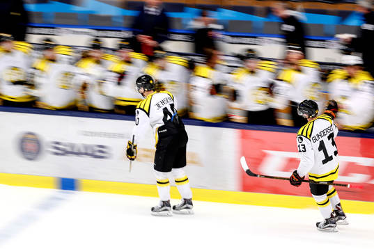 Brynäs Jesper Jensen jublar