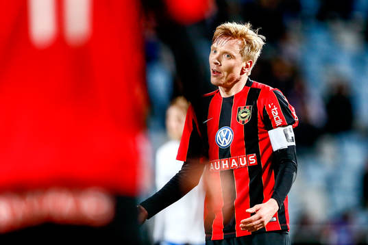 Brommapojkarnas Gustav Sandberg Magnusson deppar