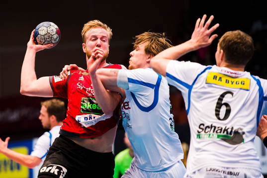 IFK Ystads Henrik Dahlberg och Redbergslids Martin