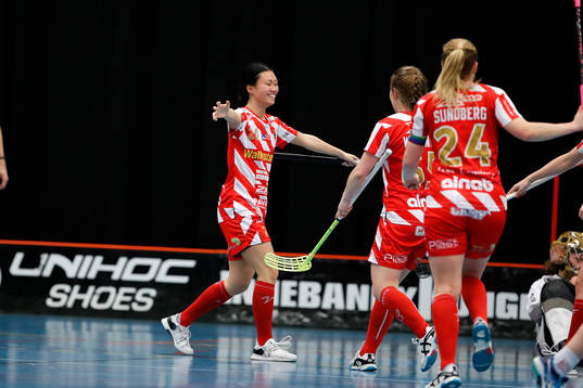 Pixbos Kajsa Högemark jublar