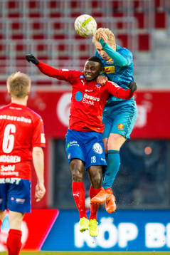 Helsingborgs Oke Akpoveta och Nordsjällands Victor Nelsson