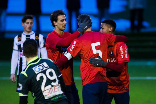 Örgrytes Tommie Veljovic och Jens Cajuste  jublar med