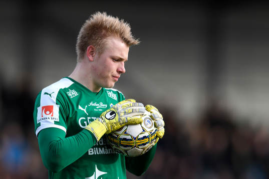 Halmstads målvakt Isak Pettersson