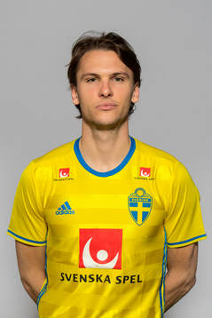 Albin Ekdal, spelare i Sveriges fotbollslandslag