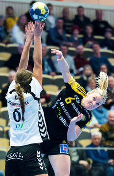 Heids Ellen Davis och Sävehofs Ida Odén