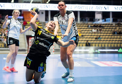 Heids Mika Krohn, Sävehofs Linnea Pettersson och Heids