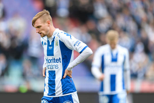 IFK Göteborgs Sebastian Eriksson deppar