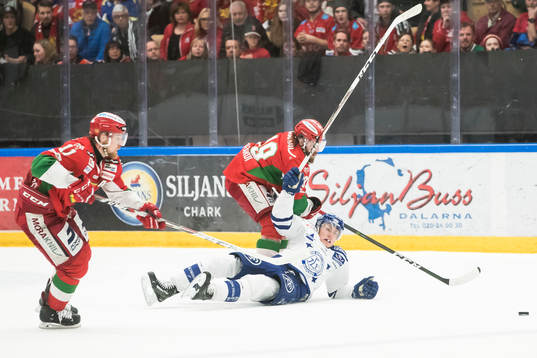 Leksands Patrik Norén och Moras Alex Aleardi och Alexander