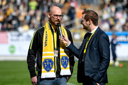 Falkenbergs klubbchef Patrik Lundgren