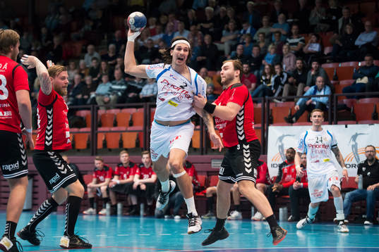 Redbergslids Rickard Lönn och Guifs Emil Andersson