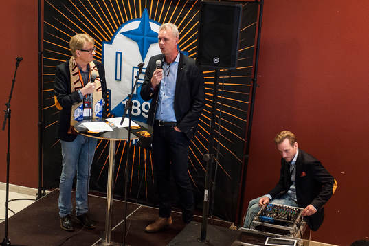 Uppsnack innan matchen med Lasse Olsson