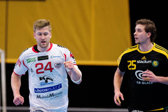 HK Malmös Linus Persson jublar