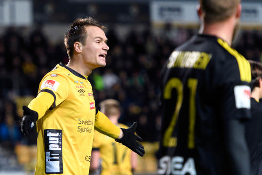 Elfsborgs Viktor Prodell reagerar
