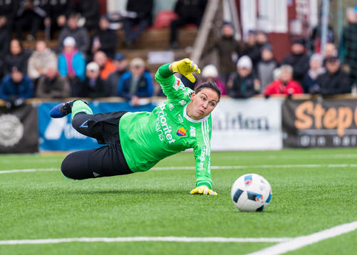 Djurgårdens målvakt Gudbjörg Gunnarsdottir