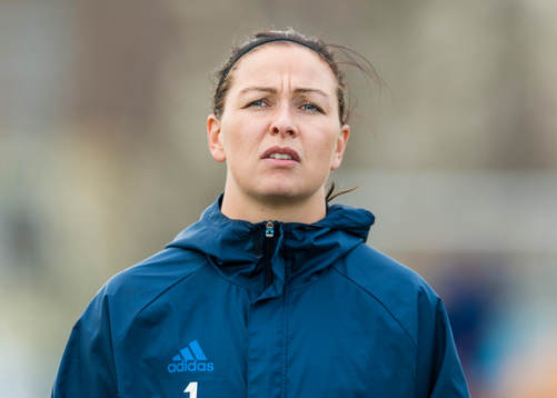 Djurgårdens målvakt Gudbjörg Gunnarsdottir