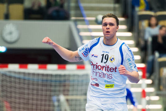 Redbergslids Emil Mellegård jublar