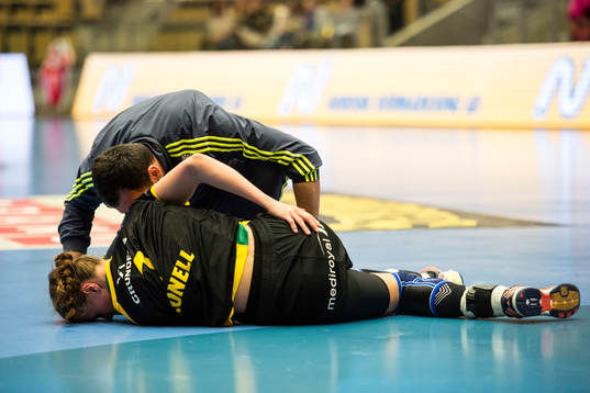 Sävehofs Thess Krönell och assisterande tränare Niklas