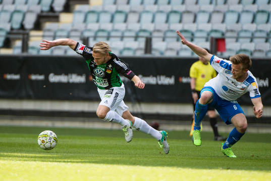 GAIS Johan Svahn och Helsingborgs Andreas Landgren
