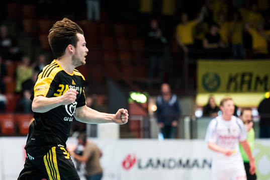 Sävehofs Sebastian Karlsson jublar