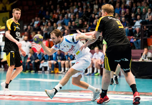 Redbergslids Daniel Wester och Sävehofs Viktor Rhodin