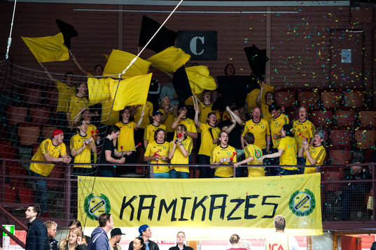 Sävehofs supportrar på plats