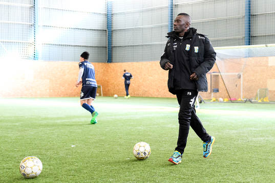 Frankie Boakye, assisterande tränare för IFK Göteborgs