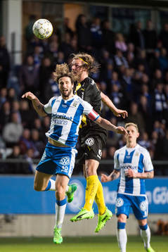 IFK Göteborgs Mattias Bjärsmyr och Hammarbys Björn