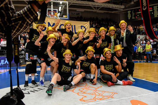 Luleås spelare jublar