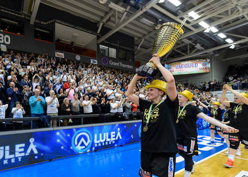 Luleåspelarna jublar