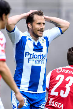 IFK Göteborgs Tobias Hysen deppar