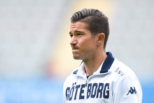 IFK Göteborgs David Boo Wiklander innan fotbollsmatchen i