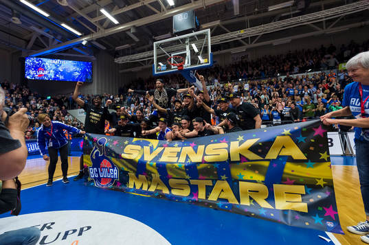 Luleå spelarna jublar
