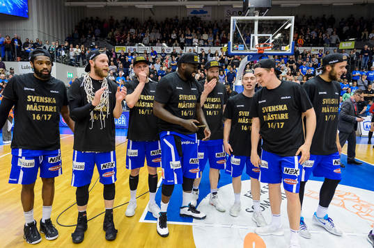 Luleå spelarna jublar